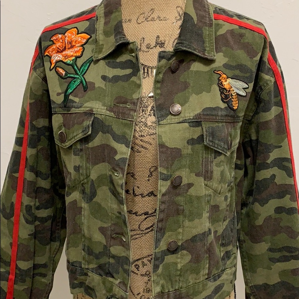 Camo Denim Jacket - Picture 4 of 8